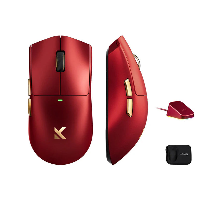 MCHOSE K7 Ultra Inalámbrico Tres Modos Ratón Ligero Paw3950 - Miura Vault