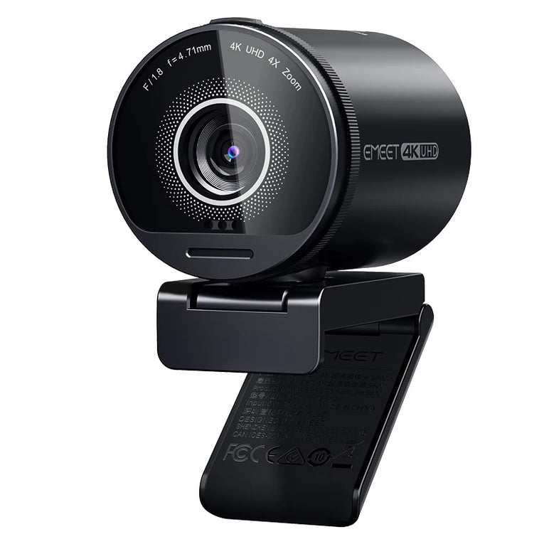 EMEET S800 4K UHD Cámara Web con sensor Sony y micrófonos duales con cancelación de ruido