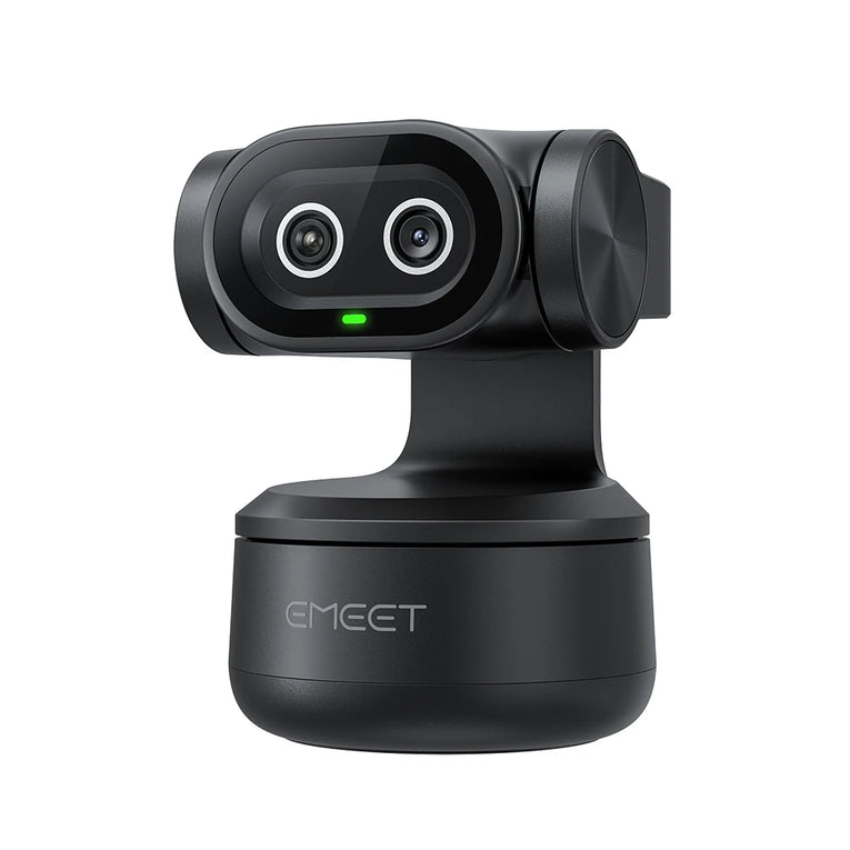 Cámara Web 4K PTZ EMEET PIXY con Doble Cámara, Seguimiento por IA, para Streaming, con Sensor Sony, Control por Gestos y Autoenfoque