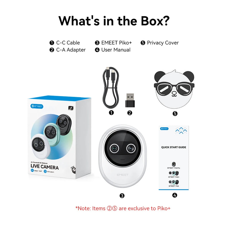 EMEET Piko webcam 4K
