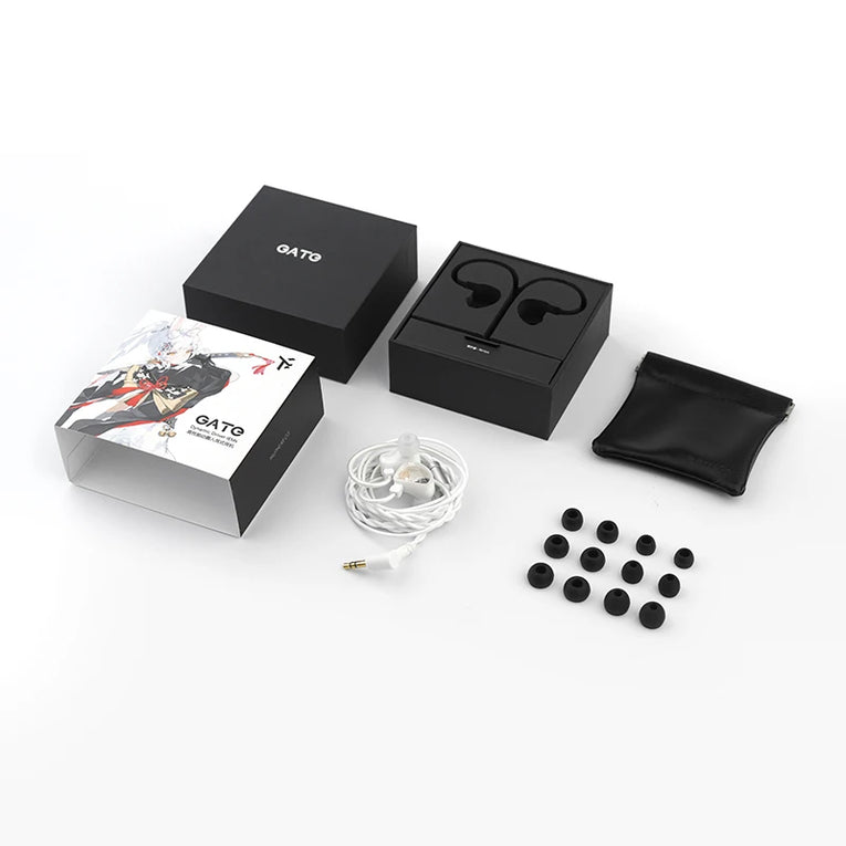 TrutHear Gate | Auriculares In-Ear Gaming con Cable Desmontable 0,78 mm – 2 Pines