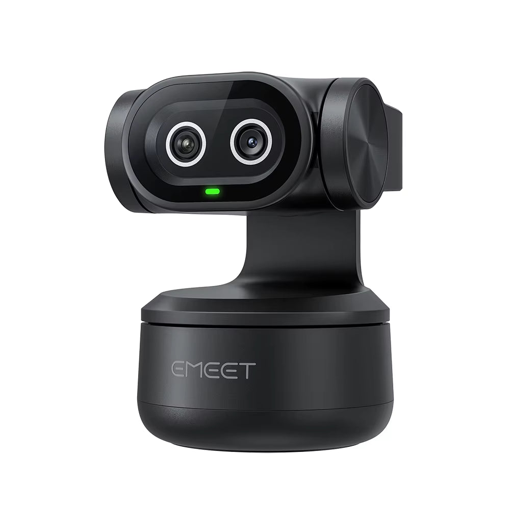 Webcam 4K EMEET PIXY Cámara De Vídeo De Seguimiento IA De Doble Cámara Con Sensor Sony Control y Enfoque Automático