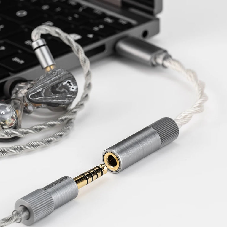 Moondrop Echo-B | DAC/AMP Portátil USB-C 4,4 mm Balanceado 32-Bit/384kHz