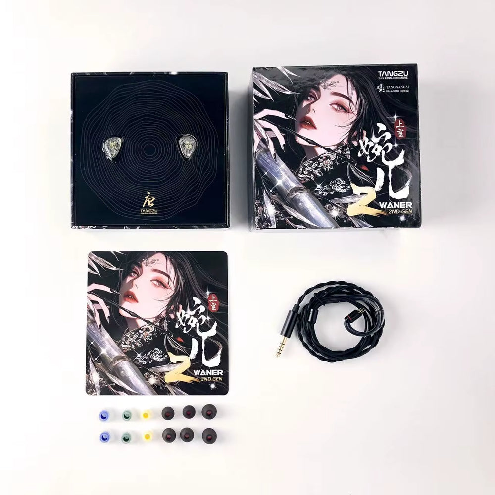 IEM Auriculares In-Ear TANGZU Wan’er SG2 | Dinámicos Hi-Fi 10mm con Cable Desmontable