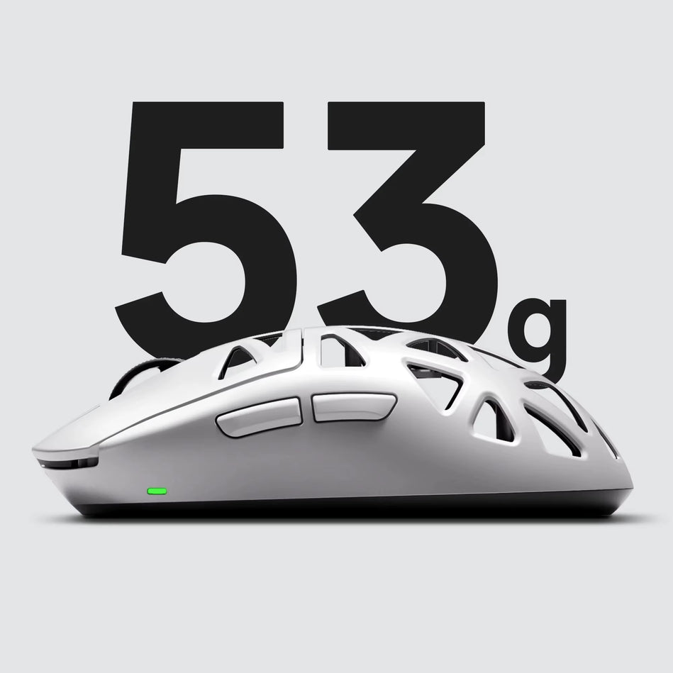 A7X Ultra Magnesium Alloy Wireless Gaming Mouse PAW3950 TI Sensor Omron Optical 8000Hz Ultra-High Polling Rate Macros