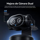 Webcam 4K EMEET PIXY Cámara De Vídeo De Seguimiento IA De Doble Cámara Con Sensor Sony Control y Enfoque Automático