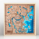 Mapa en madera de diferentes sagas - Miura Vault