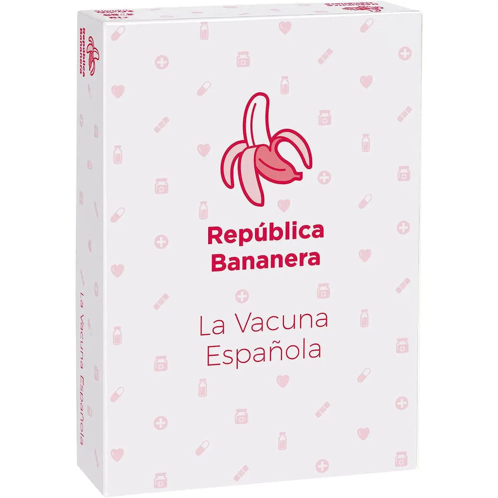 República Bananera La Vacuna Española - Juego de cartas para adultos con 150 cartas divertidas, fácil de aprender, diseñado y fabricado en España, perfecto para 4 o más jugadores. Juego ideal para fiestas