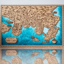 Mapa en madera de diferentes sagas - Miura Vault