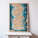 Mapa en madera de diferentes sagas - Miura Vault