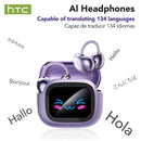 Auriculares Bluetooth HTC NE54 Inalámbricos, Clip para Oreja, Bluetooth 6.0, Pantalla Táctil y Sonido HiFi