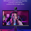EMEET S800 4K UHD Cámara Web con sensor Sony y micrófonos duales con cancelación de ruido