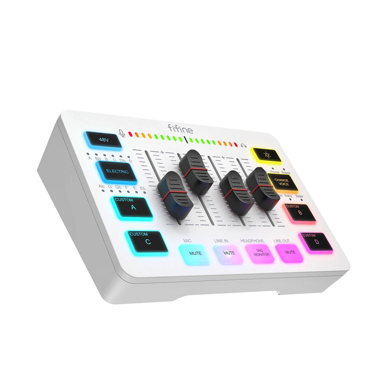 Mezclador De audio USB FIFINE Ampligame SC3