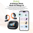 Auriculares HTC NE27 con Traductor IA y Gancho para Oreja