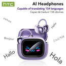Auriculares Traductores HTC NE32 con IA y Pantalla LCD