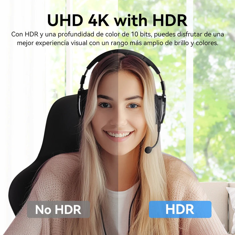 EMEET S800 4K UHD Cámara Web con sensor Sony y micrófonos duales con cancelación de ruido