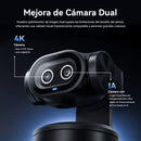 Cámara Web 4K PTZ EMEET PIXY con Doble Cámara, Seguimiento por IA, para Streaming, con Sensor Sony, Control por Gestos y Autoenfoque