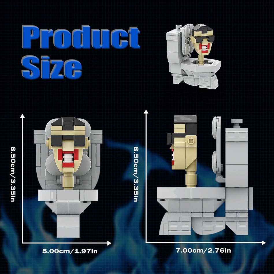 Skibidi Toilet Man bloque de construcción - Miura Vault