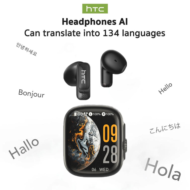 Auriculares Deportivos HTC NE72 con Traducción IA
