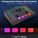 Mezclador De audio USB FIFINE Ampligame SC3