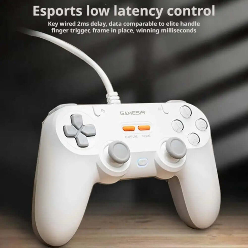 Gamesir T3 Lite Mando Con Cable De Efecto Hall Con Joystick Para Pc/Steam/Switch