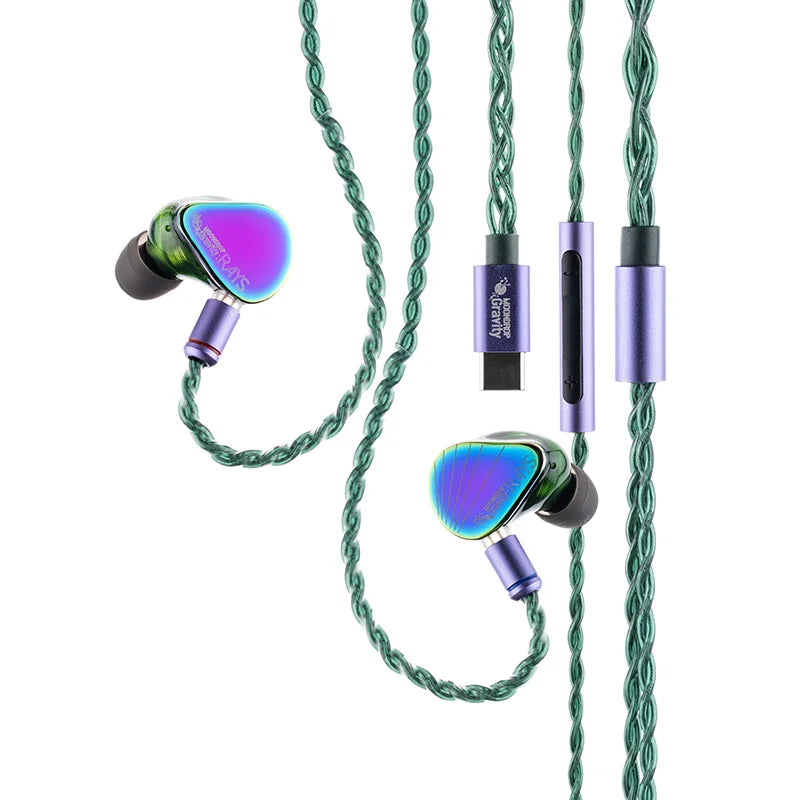 Moondrop Rays | Auriculares Gaming USB-C con DSP y Tarjeta de Sonido Integrada