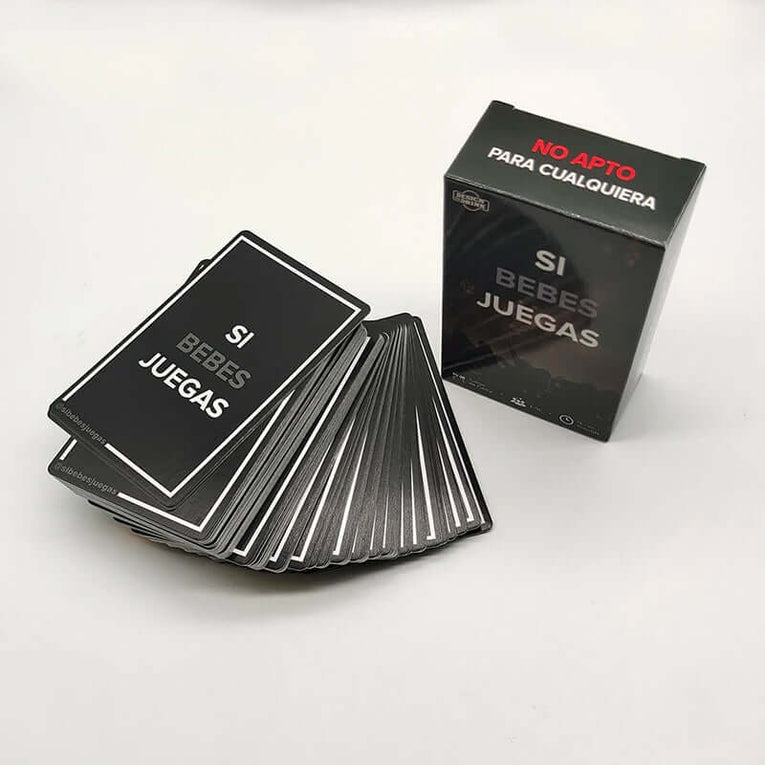 Si bebes juegas - juego de cartas para fiesta