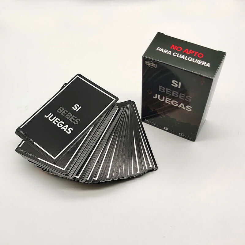 Si bebes juegas - juego de cartas para fiesta