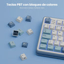 ‌Teclado Mecánico RK ROYAL KLUDGE S98 Gaming 98 Teclas RGB Backlit - Top Mount, Pantalla TFT, Inalámbrico BT5.0/2.4G/USB-C + Hot Swappable