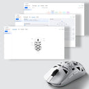 A7X Ultra Magnesium Alloy Wireless Gaming Mouse PAW3950 TI Sensor Omron Optical 8000Hz Ultra-High Polling Rate Macros