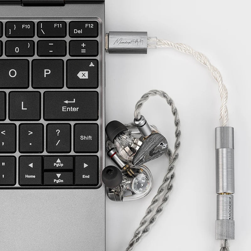 Moondrop Echo-B | DAC/AMP Portátil USB-C 4,4 mm Balanceado 32-Bit/384kHz